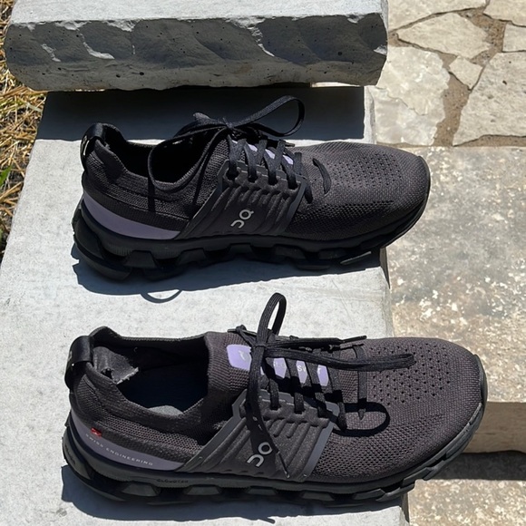 On Running Women's Black and Gray Sneakers - Picture 3 of 3